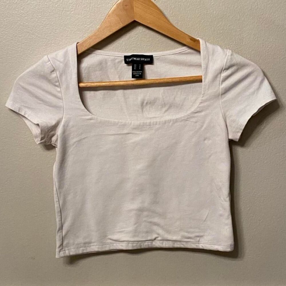Streetwear-society Women's White Crop-top